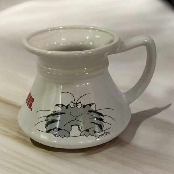 Vintage No-Spill Cup: Sandra Boynton Cat KEEP YOUR PAWS OFF MY MUG - Picture 5 of 5